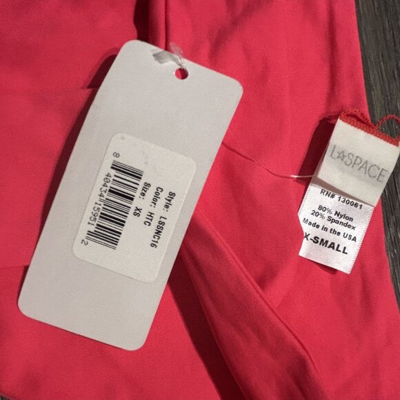 NWT L*Space Size XS Sandy Bikini Bottom Pink Hot Cherry LSSNC16 Hipster LSpace - Picture 7 of 9